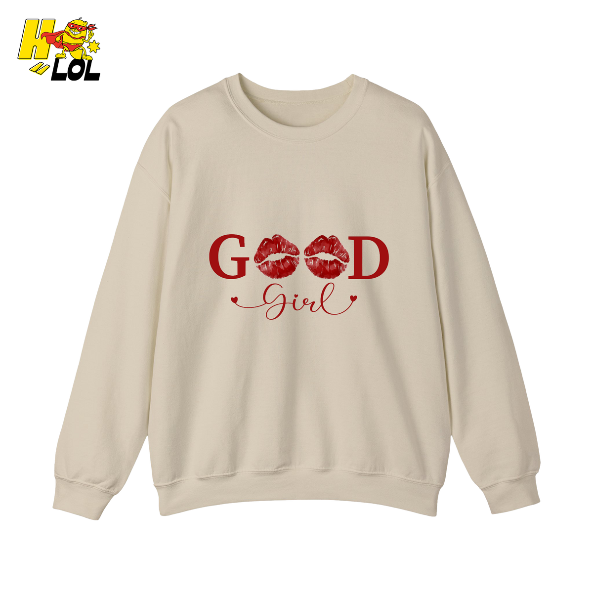 Good Girl Bookish Graphic Sweatshirt Gift for Her - HQLOL