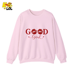 Good Girl Bookish Graphic Sweatshirt Gift for Her - HQLOL