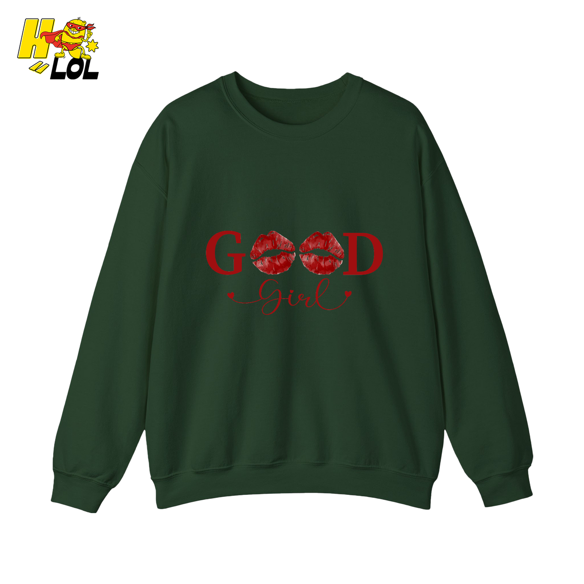 Good Girl Bookish Graphic Sweatshirt Gift for Her - HQLOL
