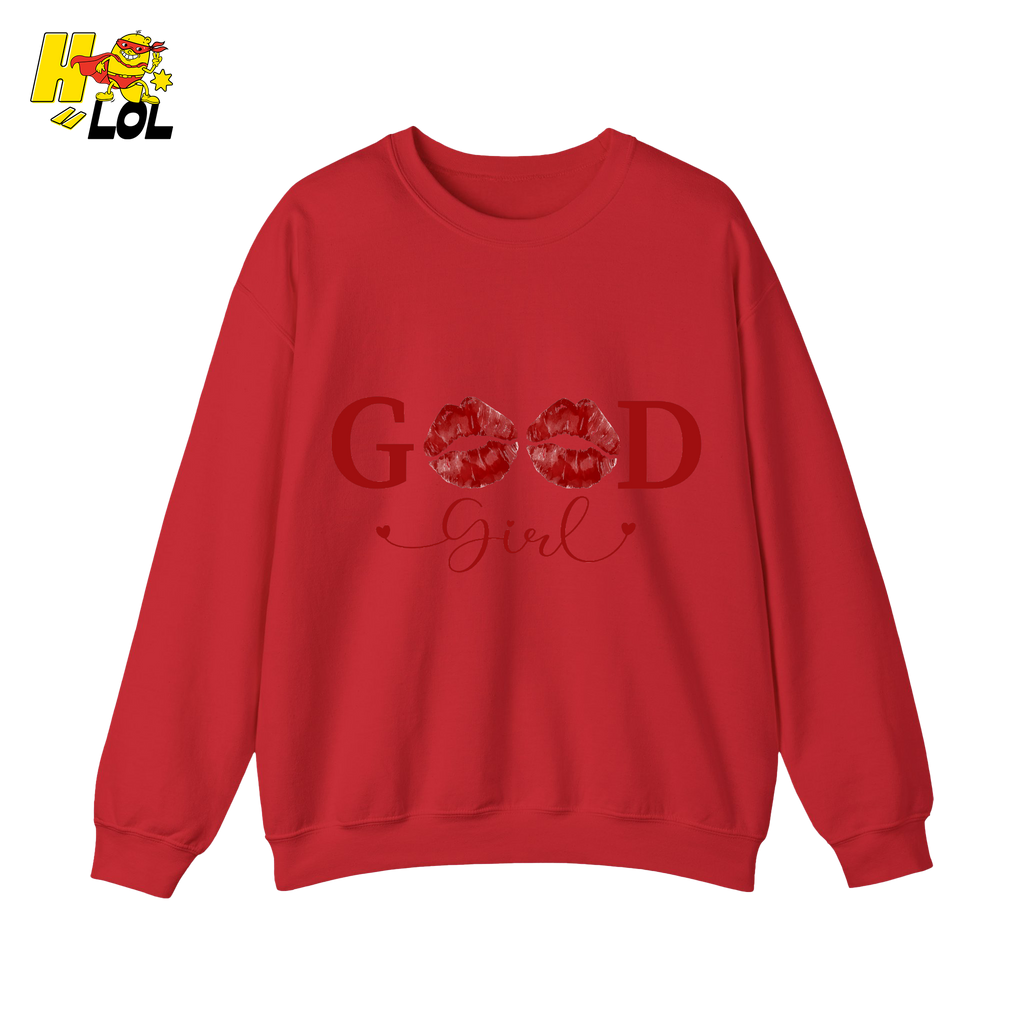 Good Girl Bookish Graphic Sweatshirt Gift for Her - HQLOL