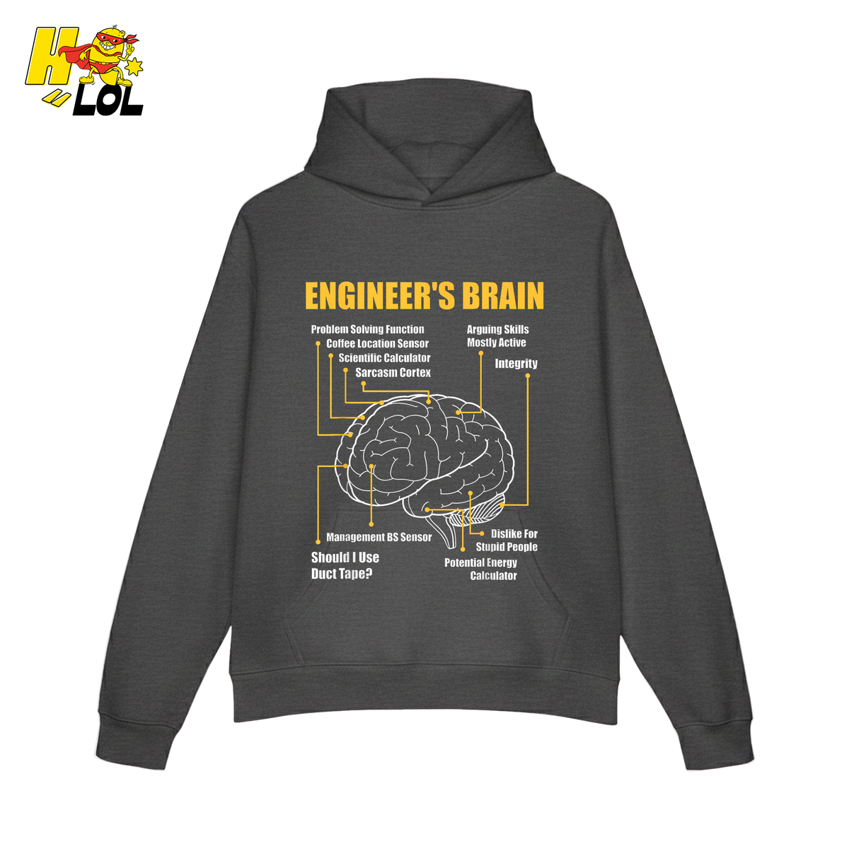 Engineer’s Brain Shirt Funny Engineering Blueprint Shirt - HQLOL
