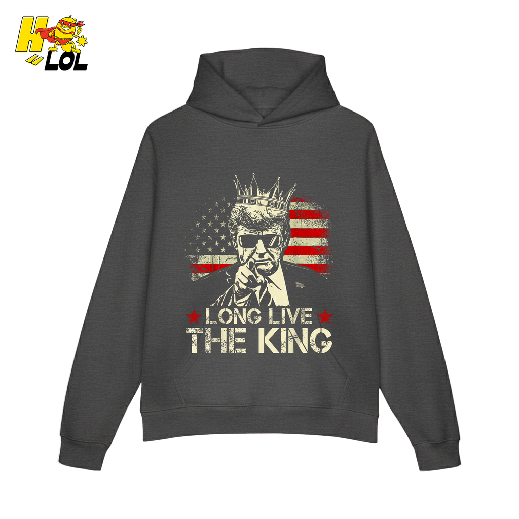 Donald Trump Long Live The King Shirt Patriotic Political Gift - HQLOL