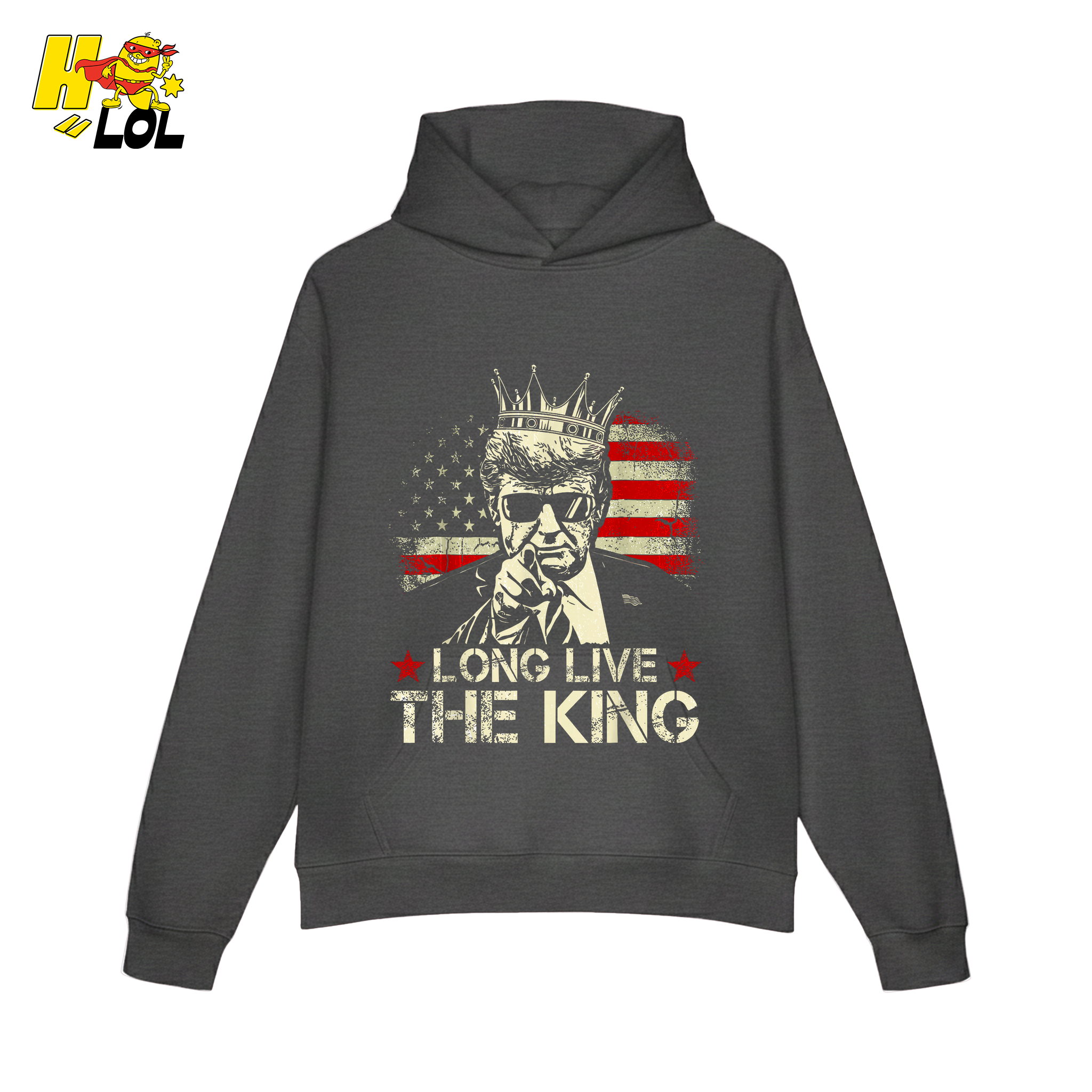 Donald Trump Long Live The King Shirt Patriotic Political Gift - HQLOL