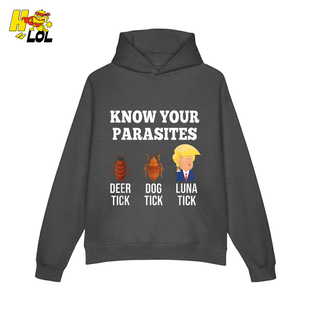 Know Your Parasites Shirt Funny Tick Meme Satire Graphic Shirt - HQLOL