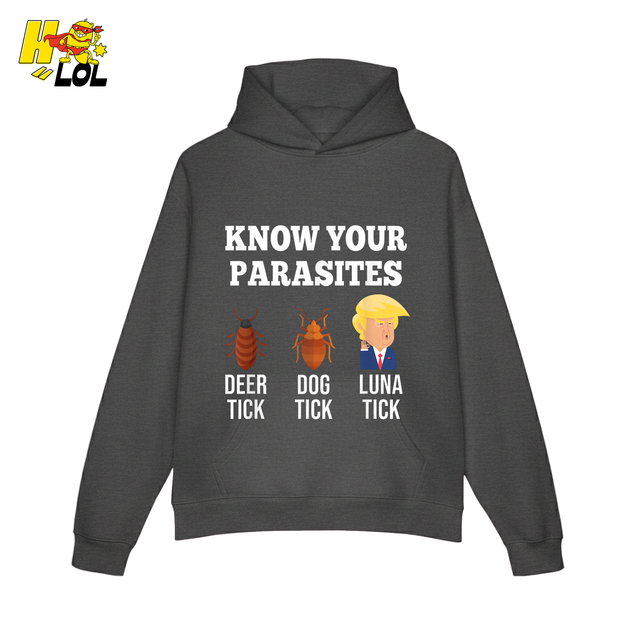 Know Your Parasites Shirt Funny Tick Meme Satire Graphic Shirt - HQLOL