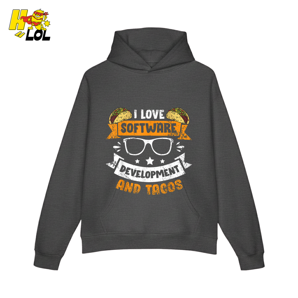 Software Development and Tacos Shirt Funny Programmer Taco Shirt - HQLOL