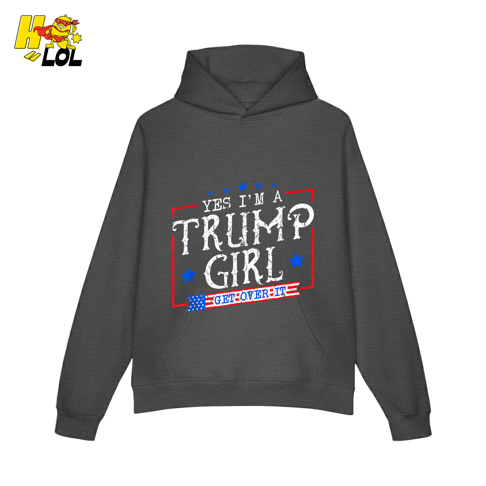 Yes I'm a Trump Girl Shirt Funny Patriotic Conservative Gift- HQLOL