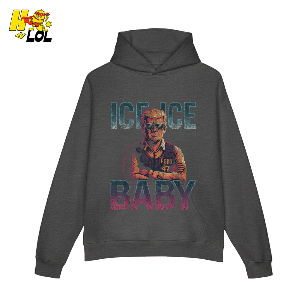 Ice Ice Baby Shirt Funny Meme Graphic Distressed Shirt - HQLOL