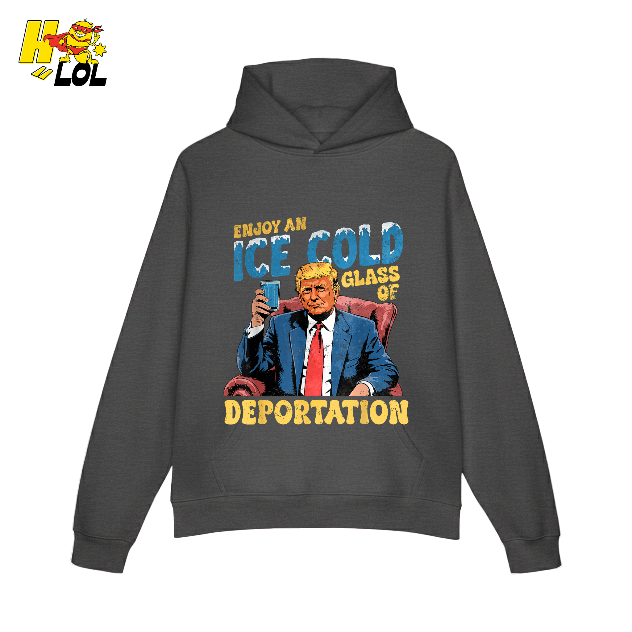 Ice Cold Glass of Deportation Shirt Funny Political Meme Shirt - HQLOL
