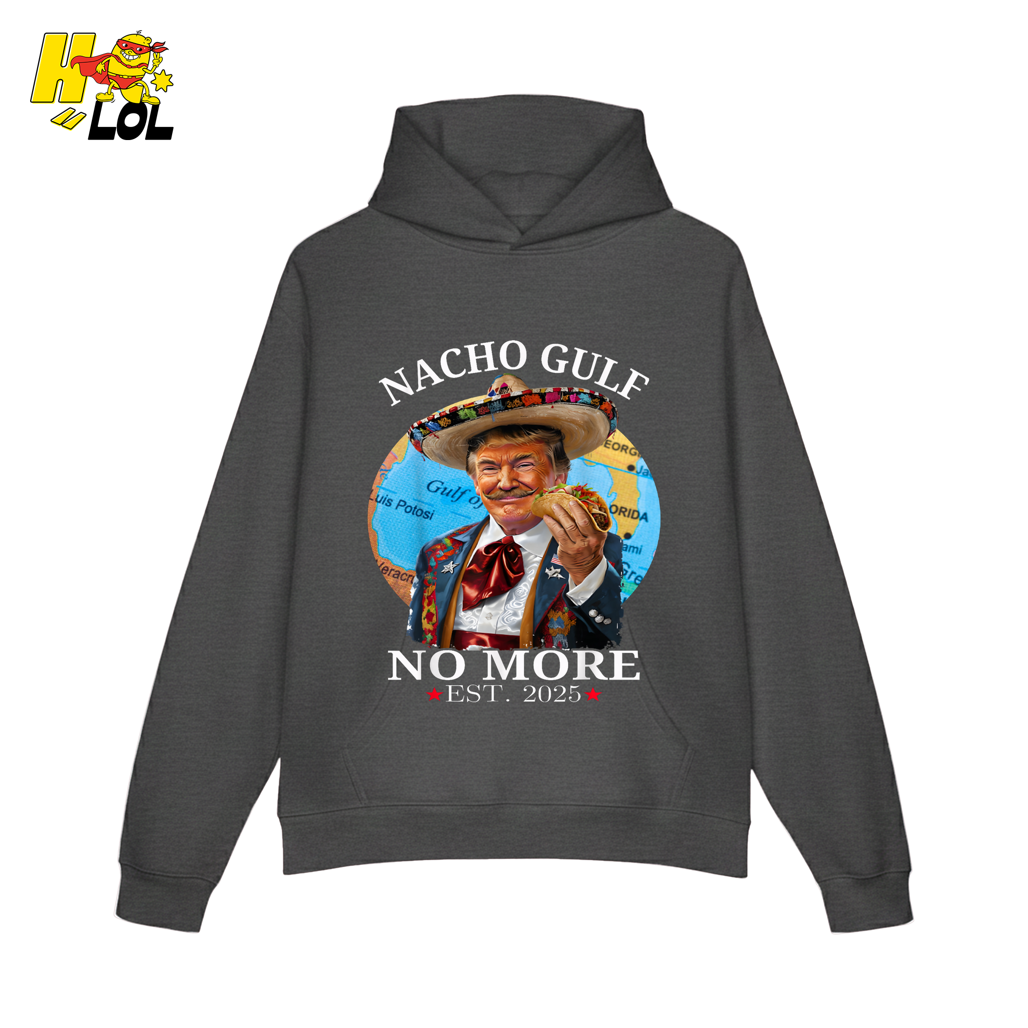 Nacho Gulf No More Shirt Funny Taco Sombrero Graphic Shirt - HQLOL
