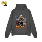 Patriotic Hunting Shirt Hunter Deer American Flag Graphic Shirt - HQLOL