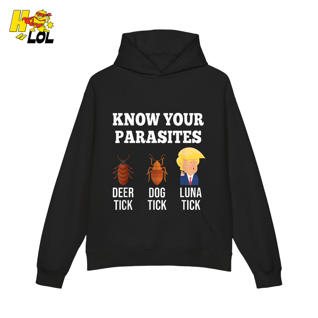 Know Your Parasites Shirt Funny Tick Meme Satire Graphic Shirt - HQLOL