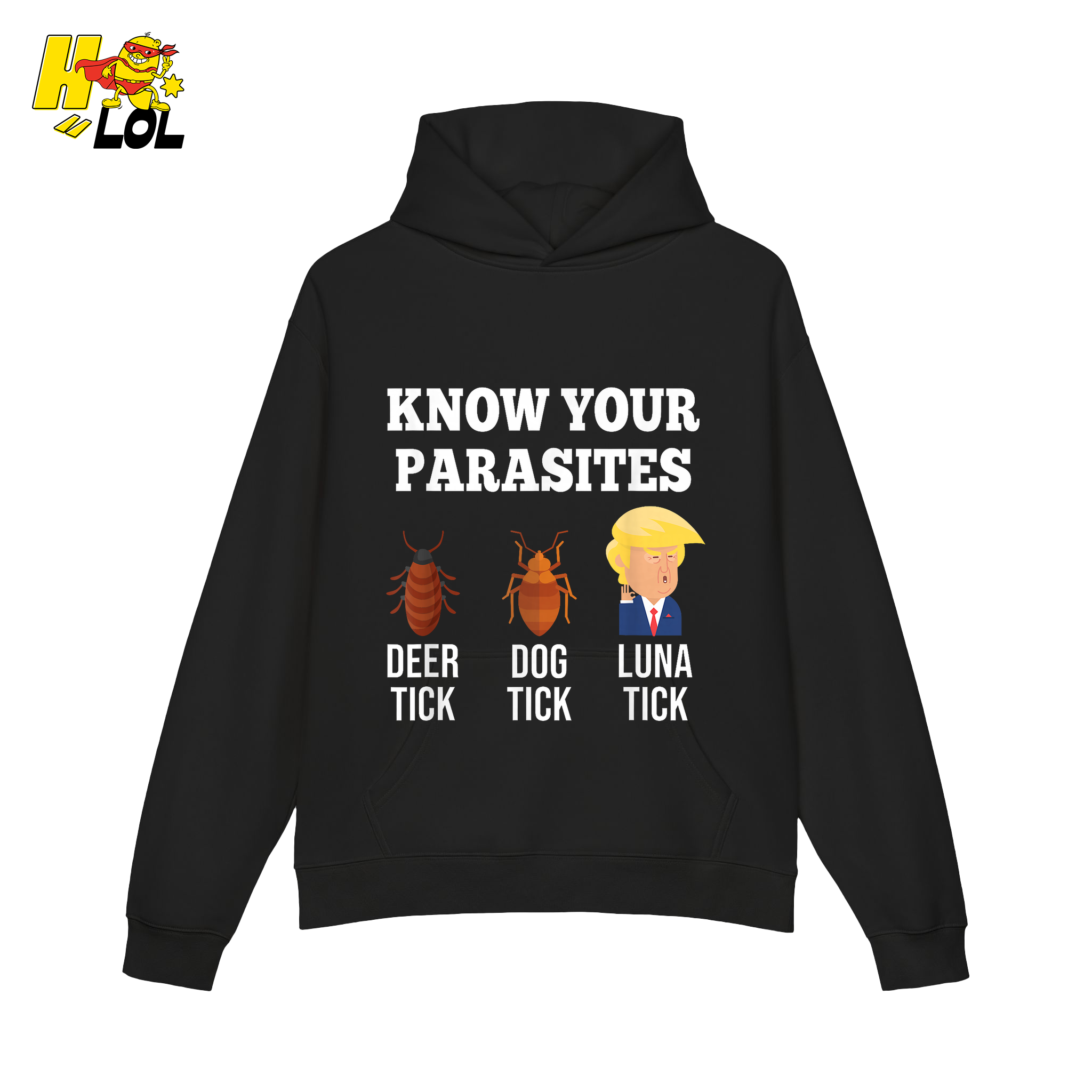 Know Your Parasites Shirt Funny Tick Meme Satire Graphic Shirt - HQLOL