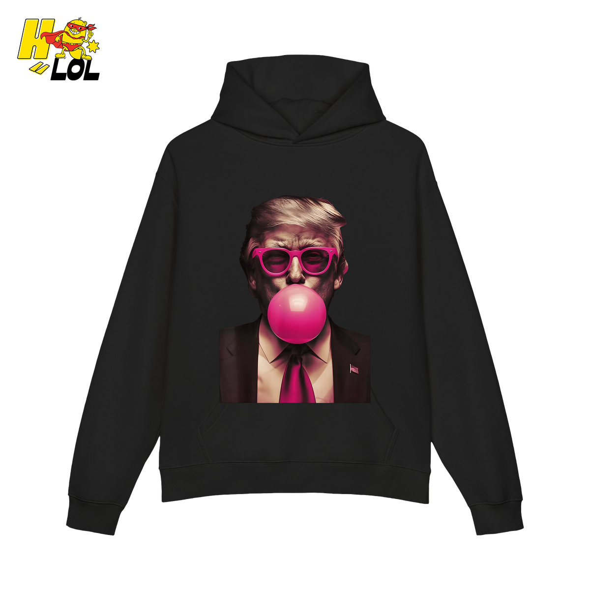 Trump Bubble Gum Pink Glasses Funny Pop Art Viral Meme Shirt - HQLOL