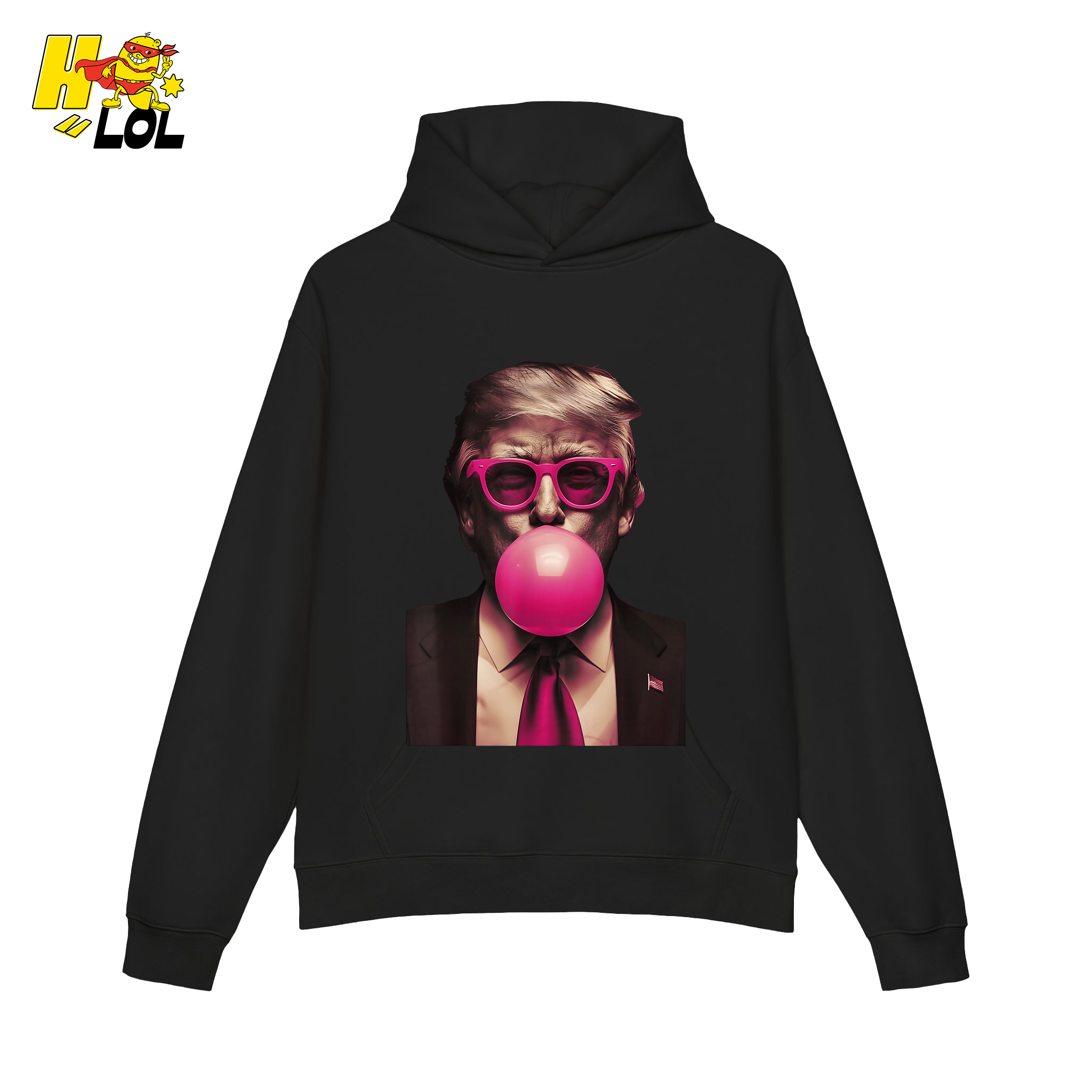 Trump Bubble Gum Pink Glasses Funny Pop Art Viral Meme Shirt - HQLOL