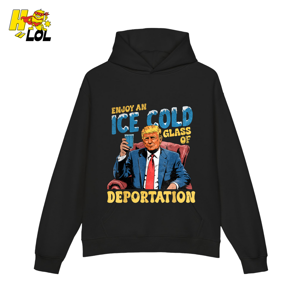 Ice Cold Glass of Deportation Shirt Funny Political Meme Shirt - HQLOL