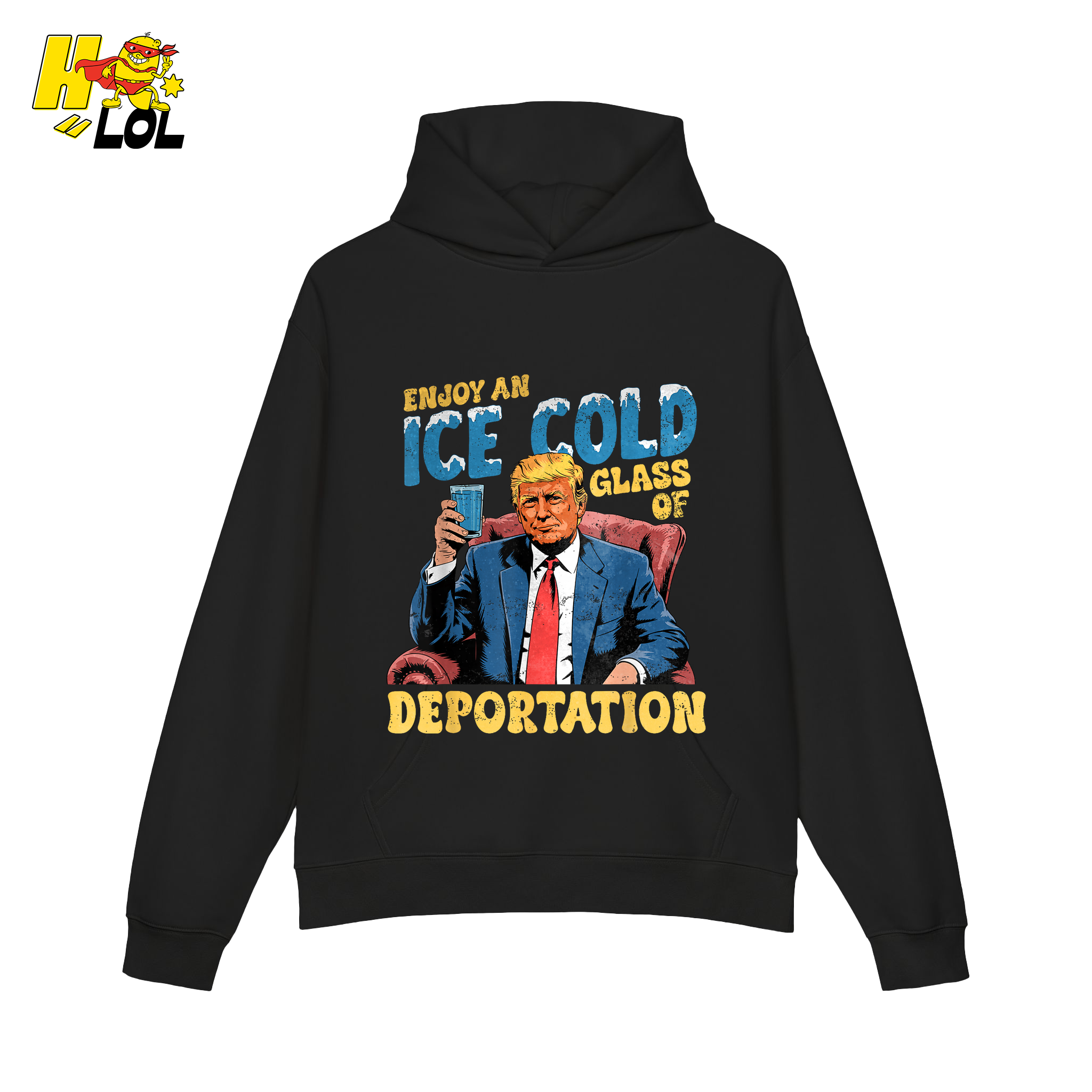 Ice Cold Glass of Deportation Shirt Funny Political Meme Shirt - HQLOL