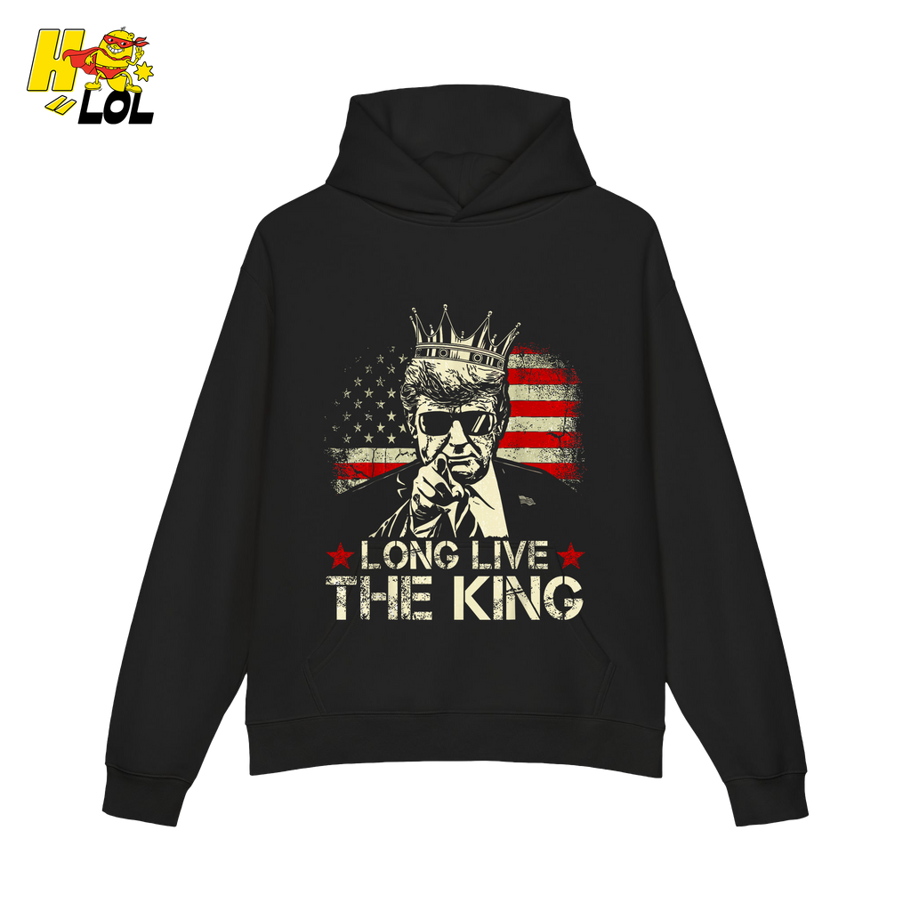 Donald Trump Long Live The King Shirt Patriotic Political Gift - HQLOL