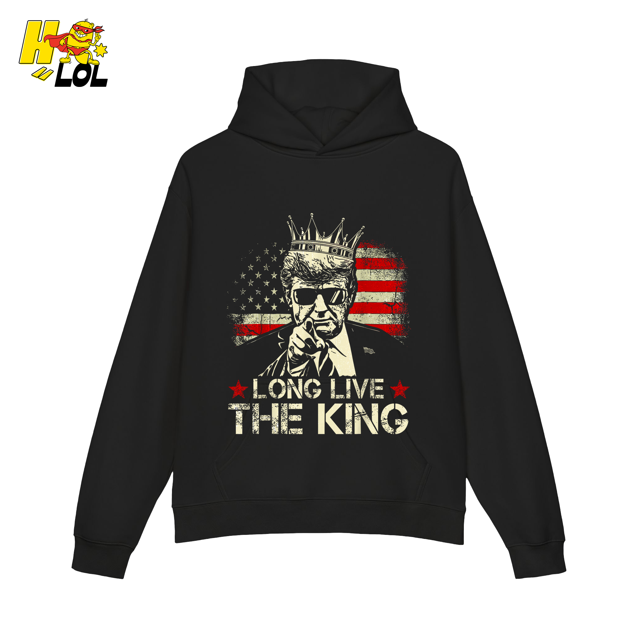 Donald Trump Long Live The King Shirt Patriotic Political Gift - HQLOL