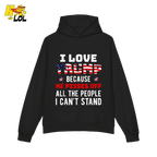 I Love Trump Shirt Funny Patriotic Quote Conservative Shirt - HQLOL