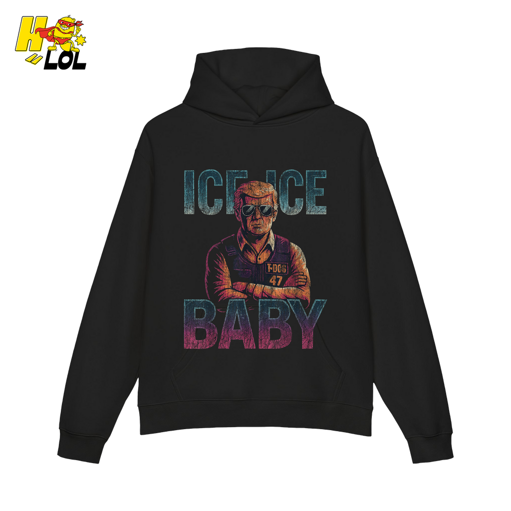 Ice Ice Baby Shirt Funny Meme Graphic Distressed Shirt - HQLOL