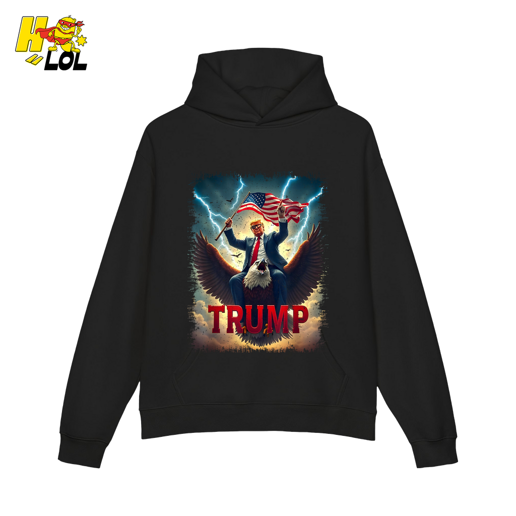 Donald Trump King & Eagle Shirt Patriotic MAGA Gift - HQLOL