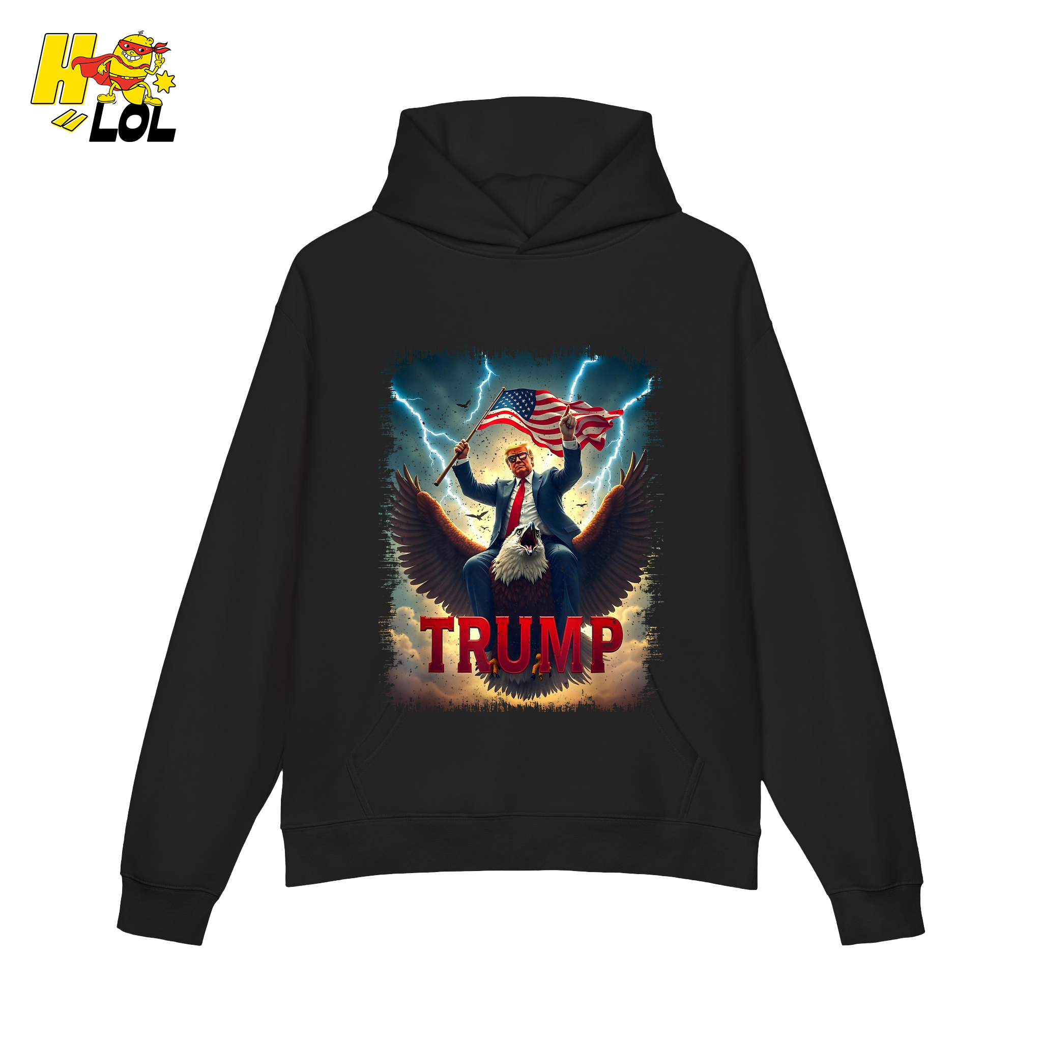 Donald Trump King & Eagle Shirt Patriotic MAGA Gift - HQLOL