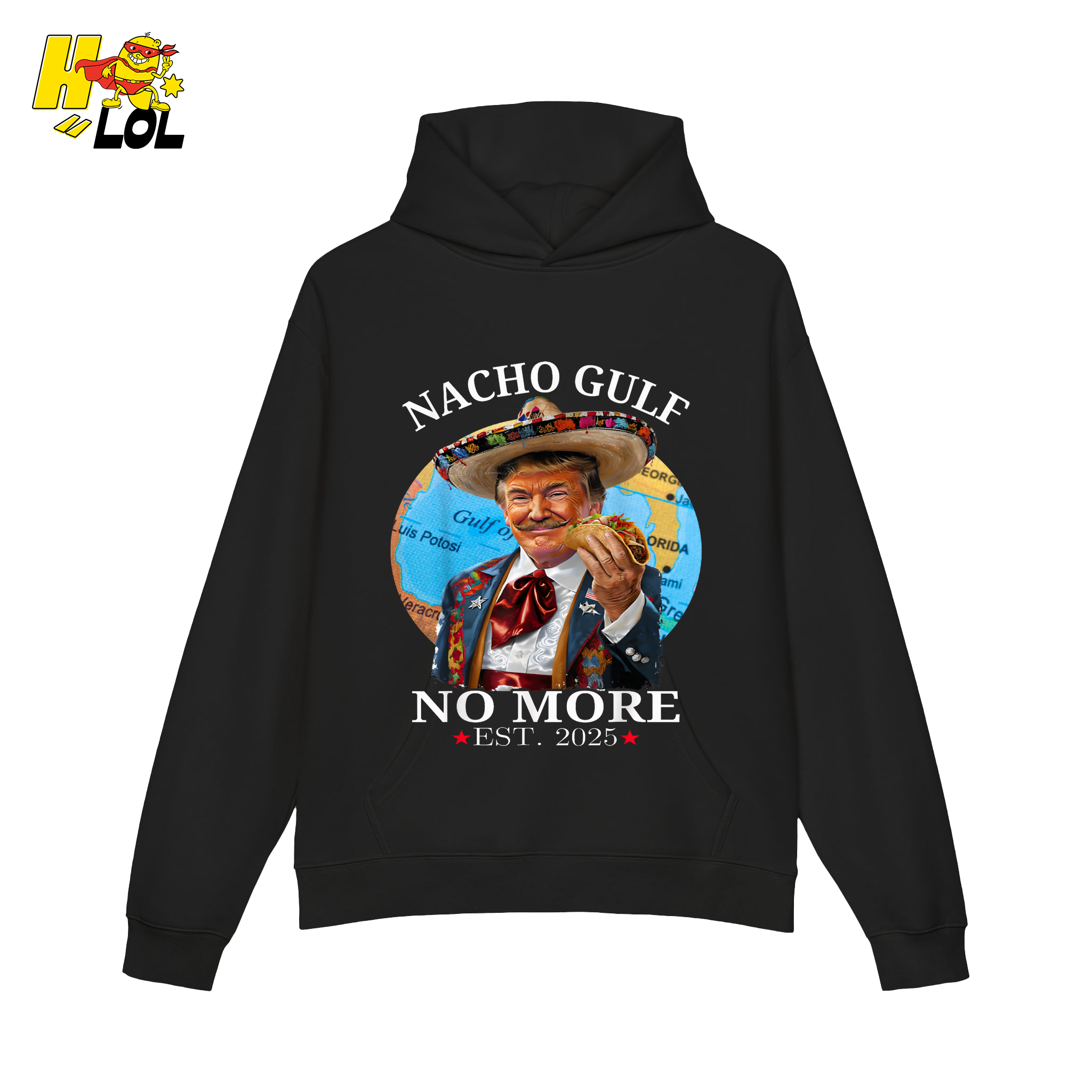 Nacho Gulf No More Shirt Funny Taco Sombrero Graphic Shirt - HQLOL