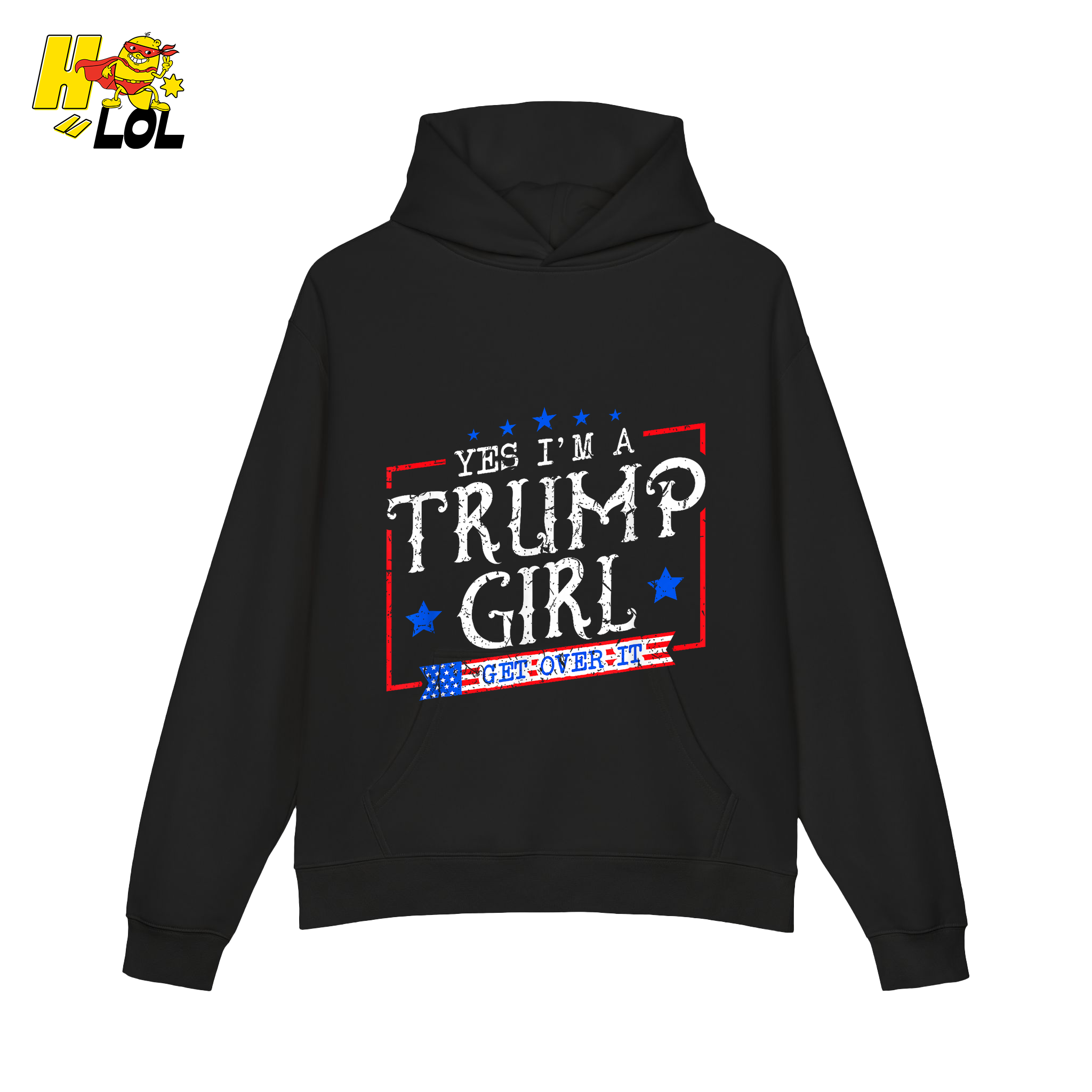 Yes I'm a Trump Girl Shirt Funny Patriotic Conservative Gift- HQLOL
