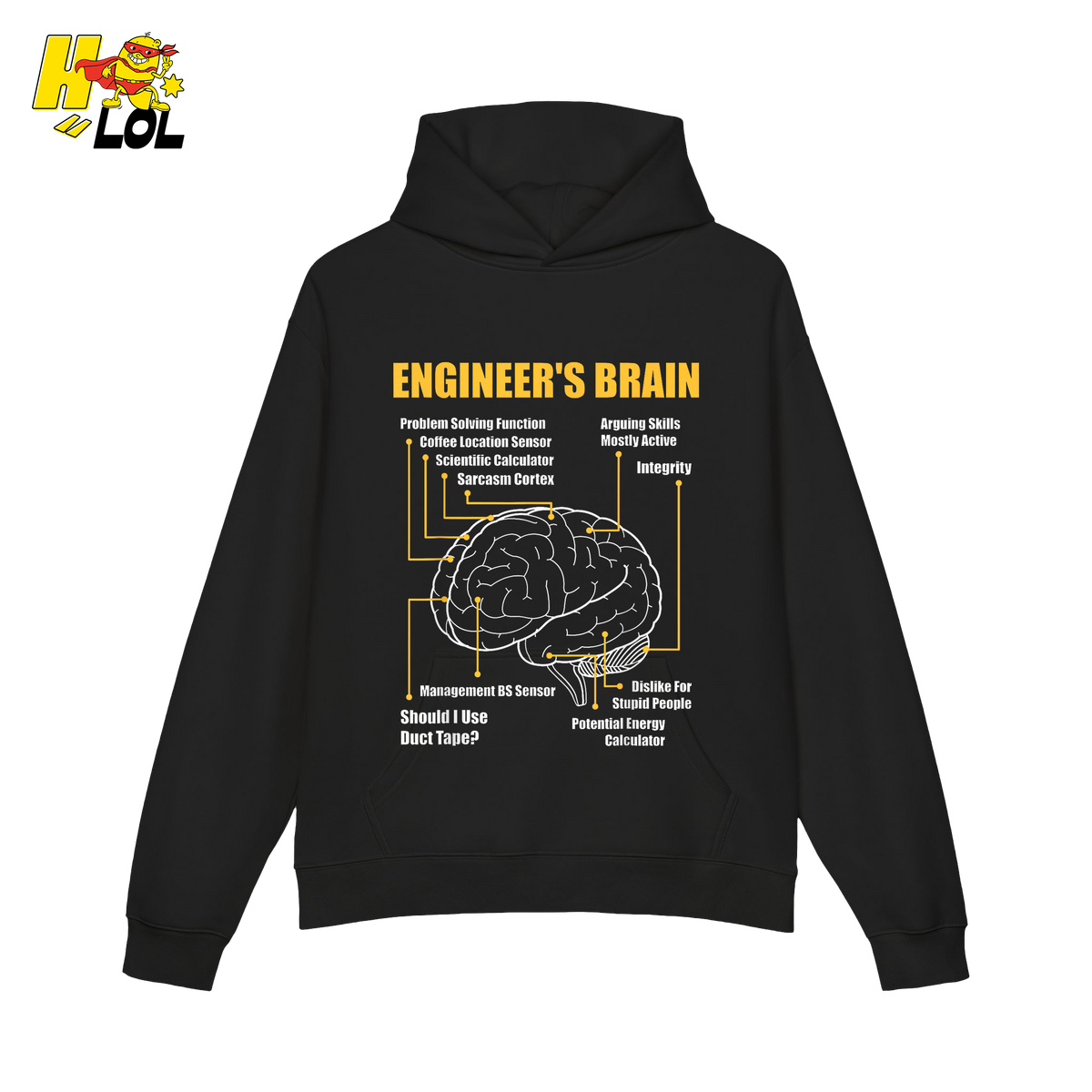 Engineer’s Brain Shirt Funny Engineering Blueprint Shirt - HQLOL