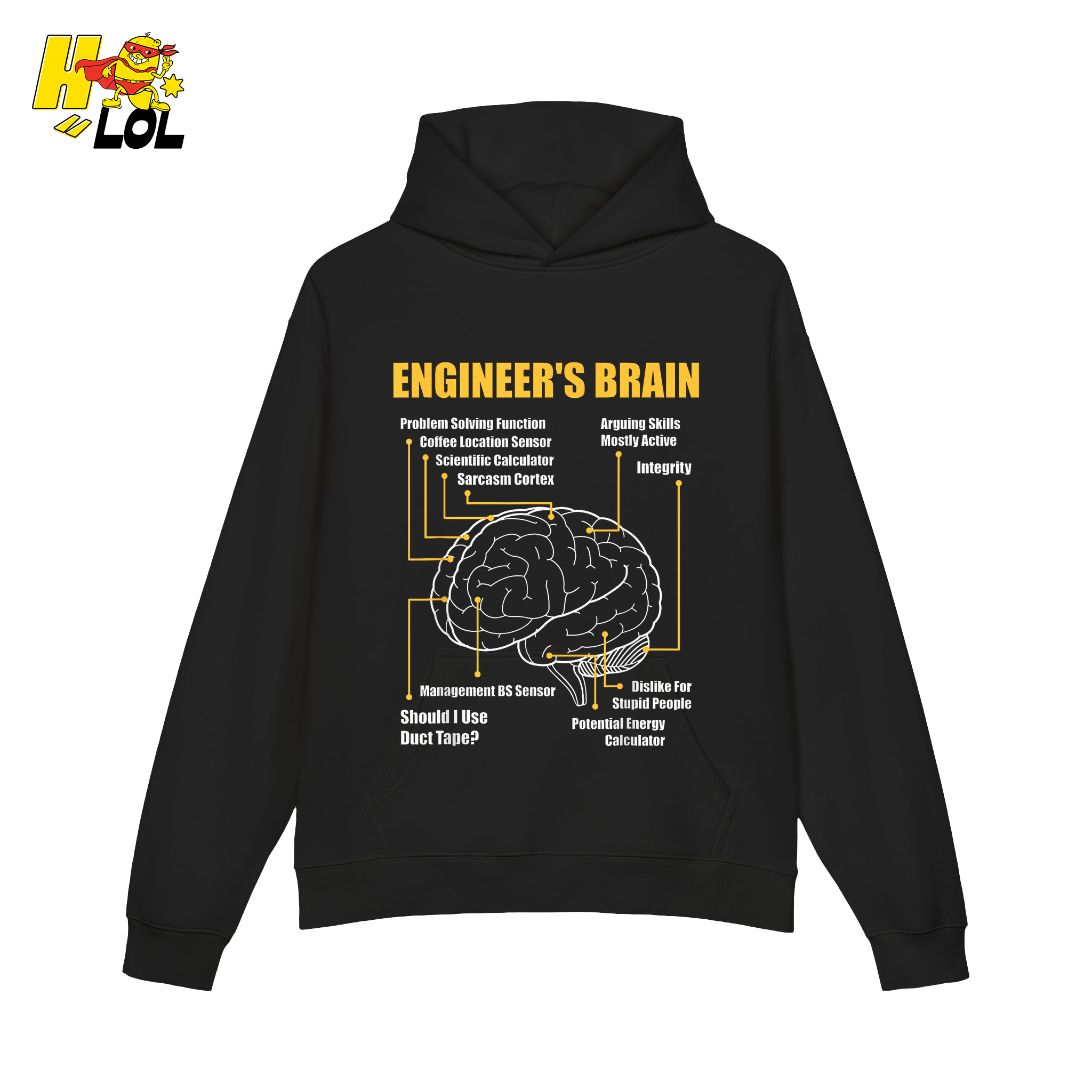 Engineer’s Brain Shirt Funny Engineering Blueprint Shirt - HQLOL