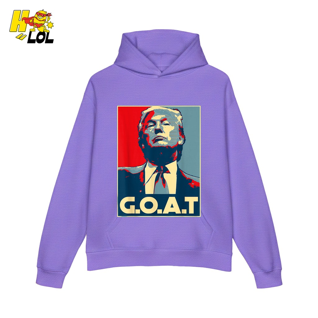 Trump G.O.A.T. Hope Style Iconic Political Tribute Meme Shirt - HQLOL