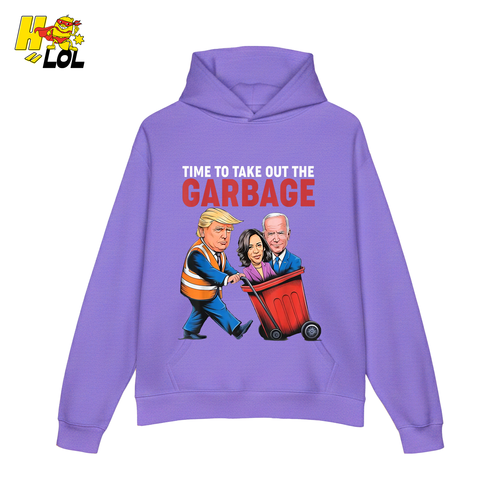 Trump Dumping Biden & Harris “Garbage” Shirt – Funny Political Satire Gift - HQLOL