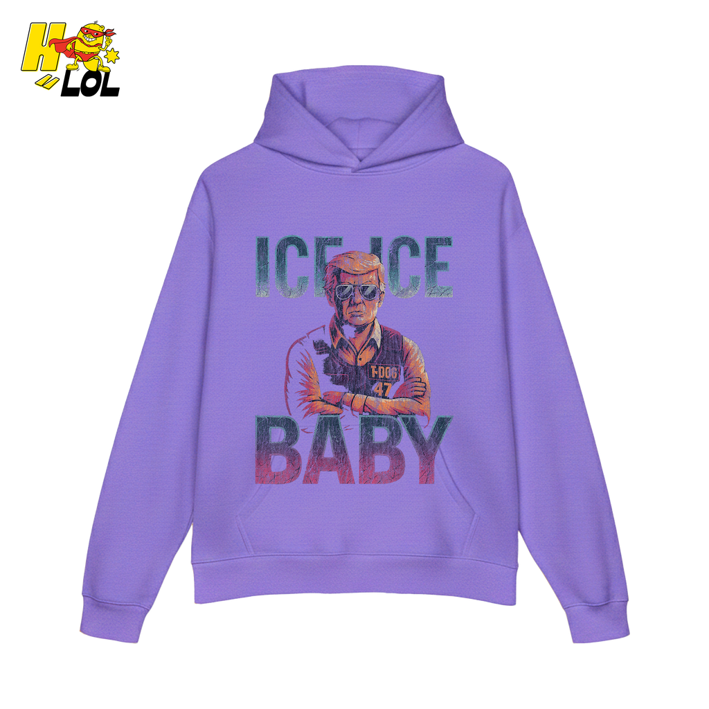 Ice Ice Baby Shirt Funny Meme Graphic Distressed Shirt - HQLOL