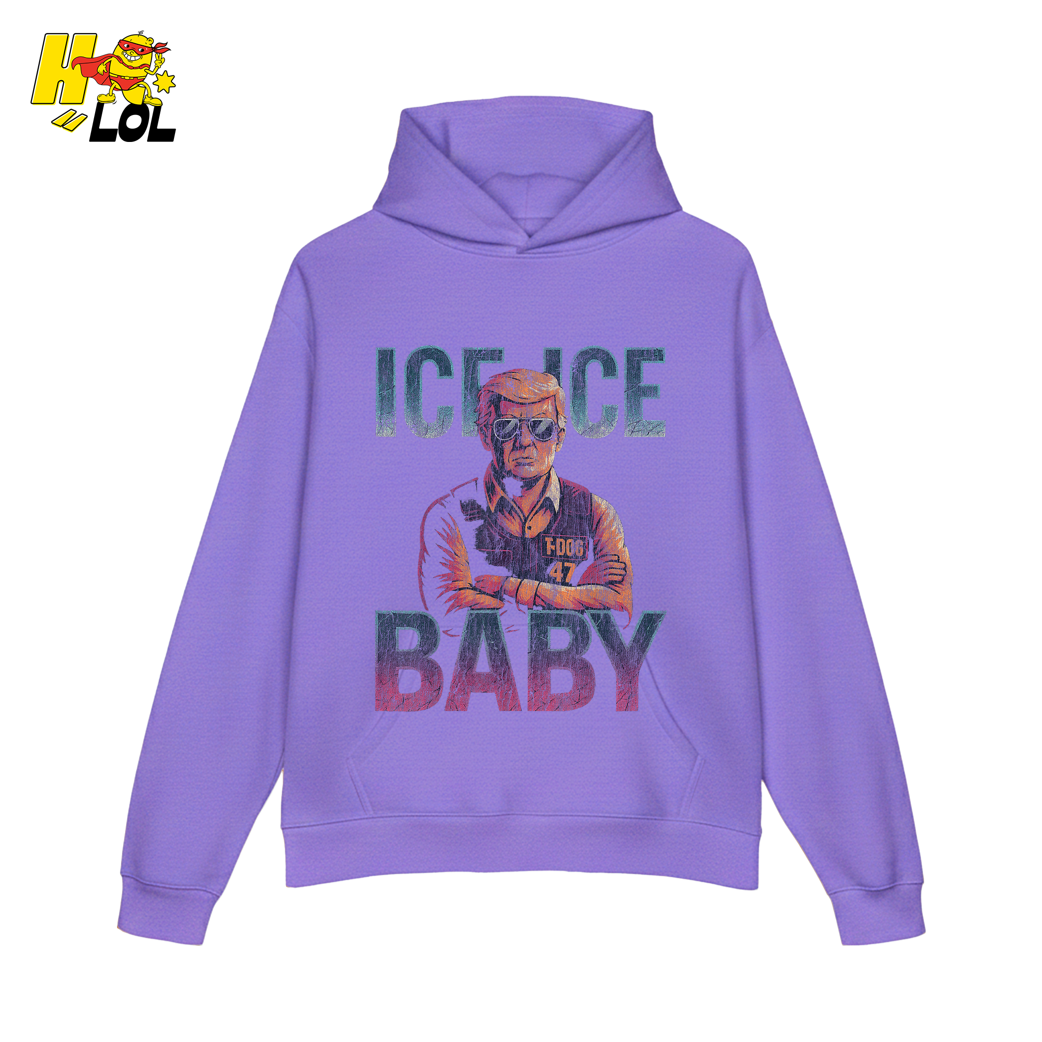 Ice Ice Baby Shirt Funny Meme Graphic Distressed Shirt - HQLOL