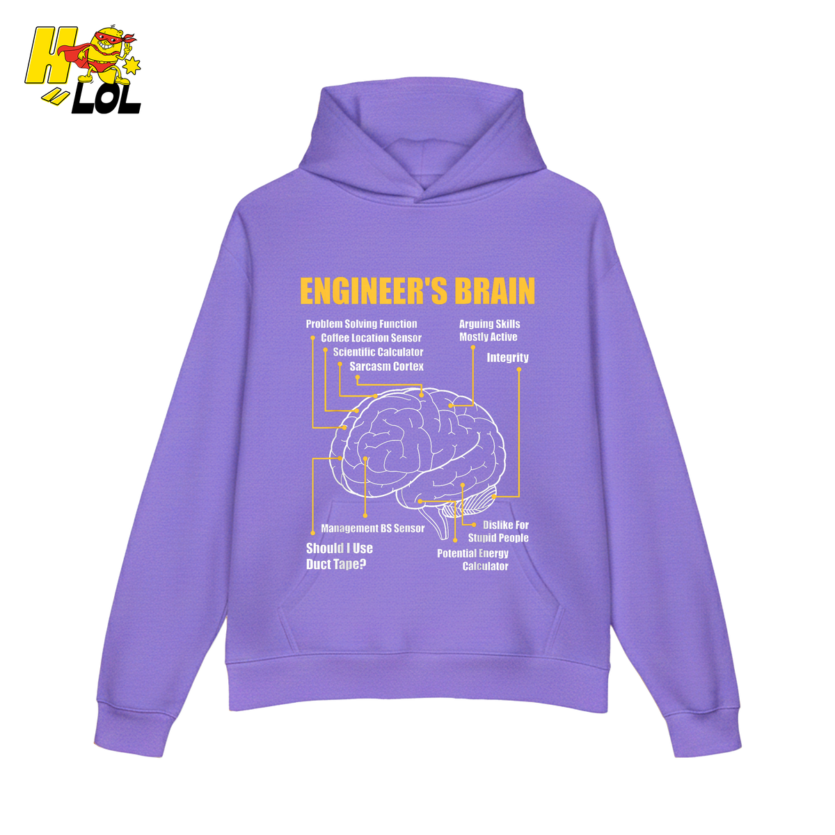 Engineer’s Brain Shirt Funny Engineering Blueprint Shirt - HQLOL