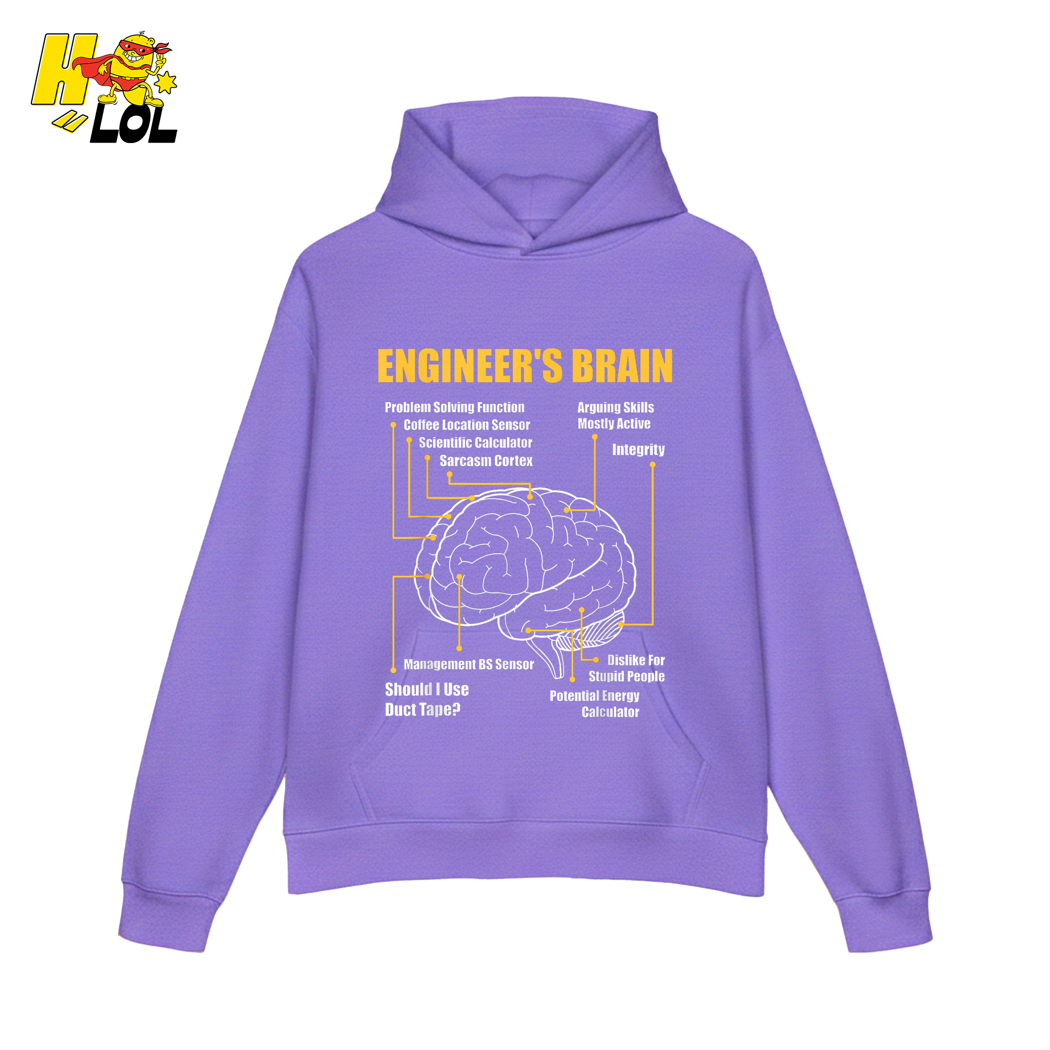 Engineer’s Brain Shirt Funny Engineering Blueprint Shirt - HQLOL