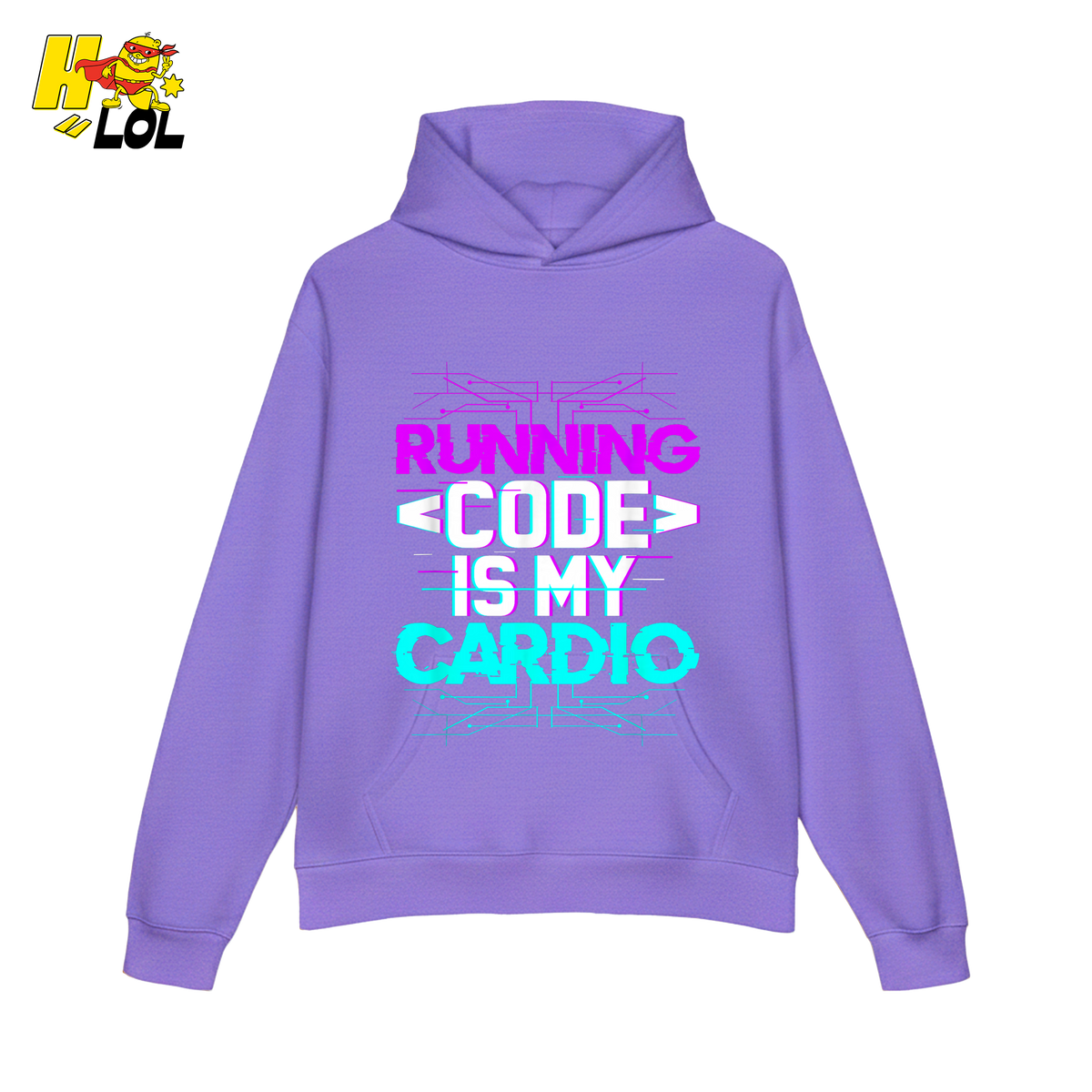 Running Code Is My Cardio Shirt Funny Programmer Neon Shirt - HQLOL