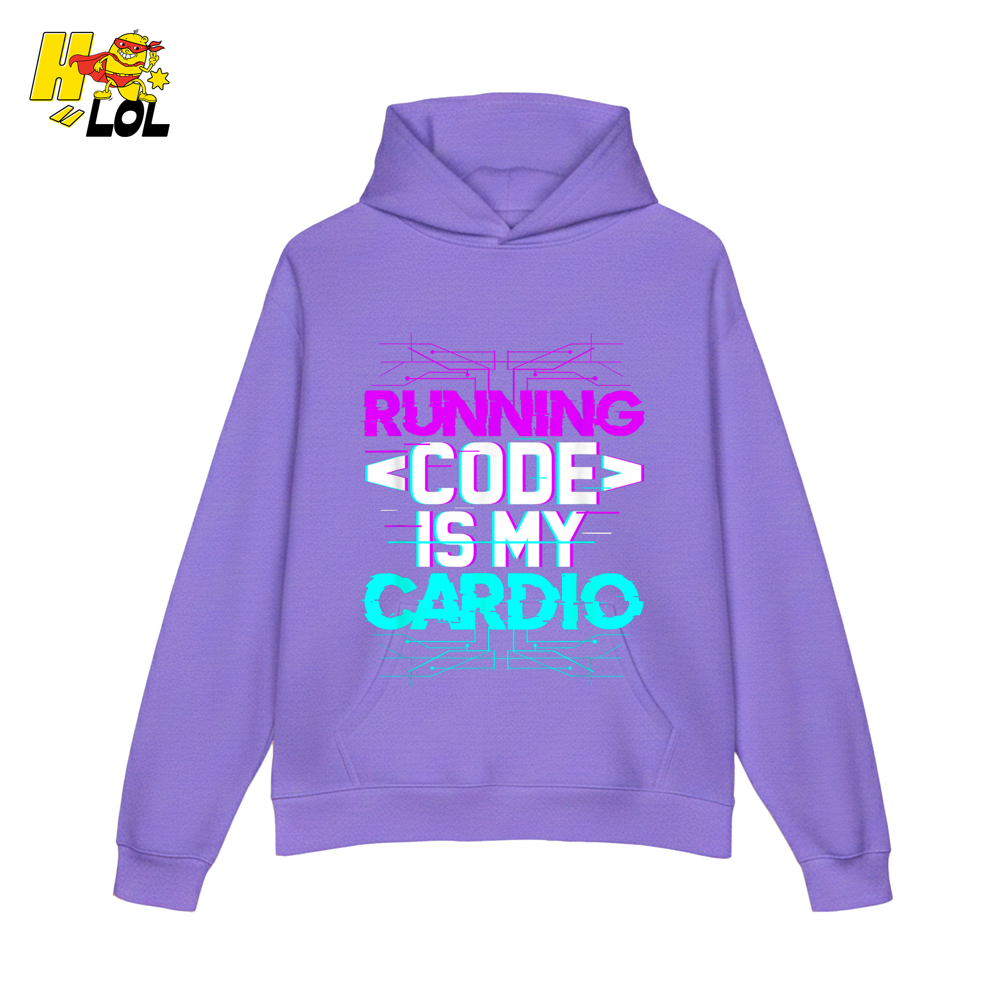 Running Code Is My Cardio Shirt Funny Programmer Neon Shirt - HQLOL