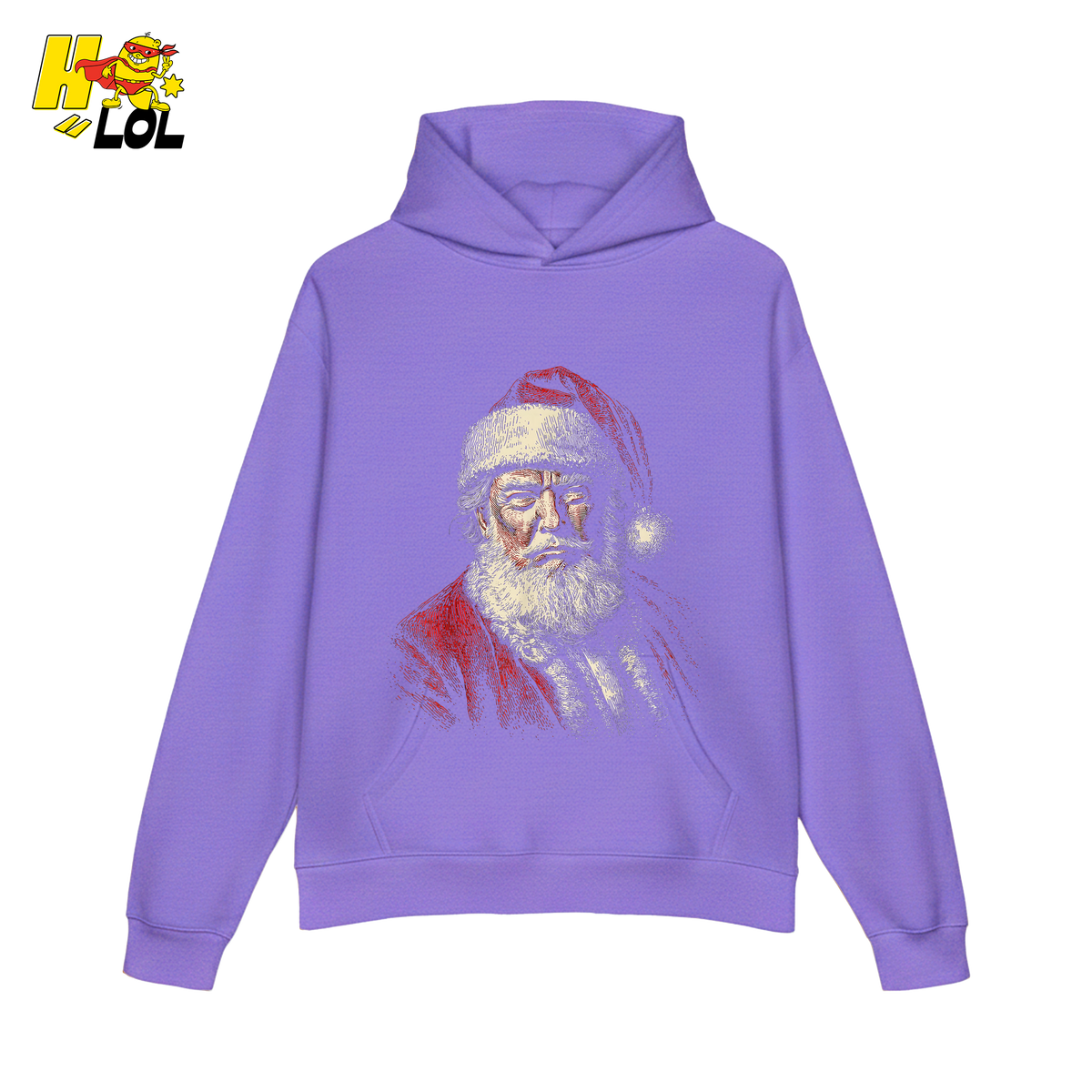 Vintage Santa Portrait Shirt Trump-Inspired Parody Christmas Gifts - HQLOL