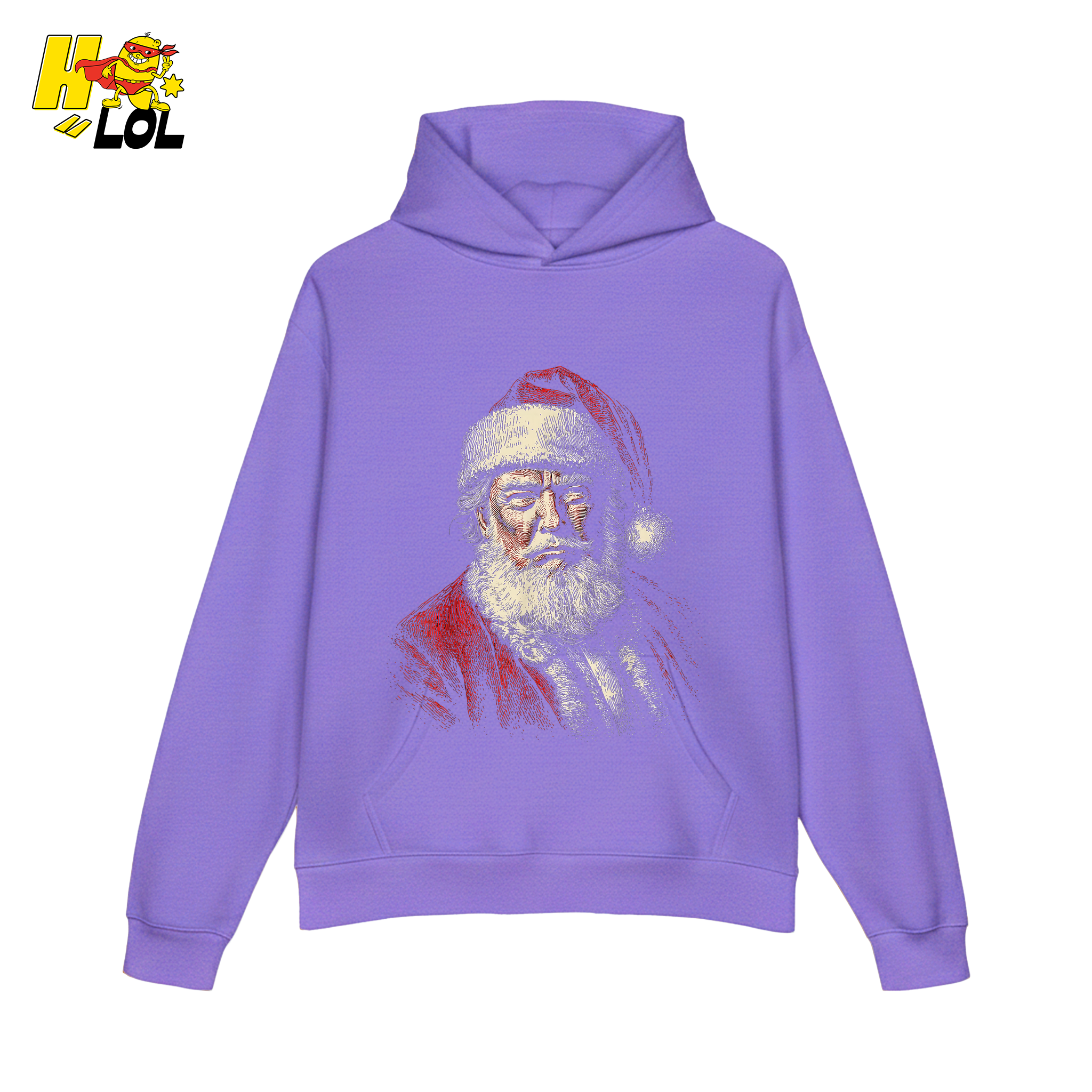 Vintage Santa Portrait Shirt Trump-Inspired Parody Christmas Gifts - HQLOL