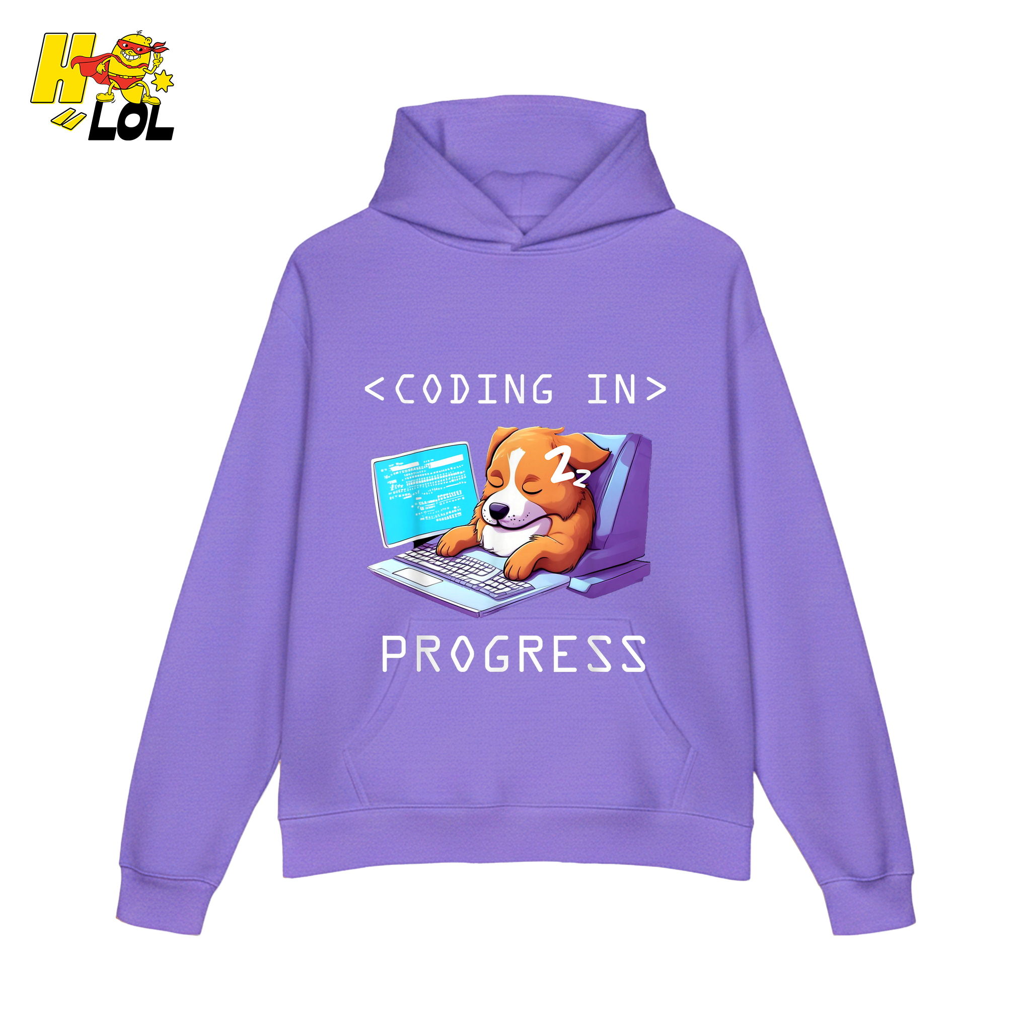 Coding In Progress Shirt Funny Programmer Sleepy Dog Shirt - HQLOL