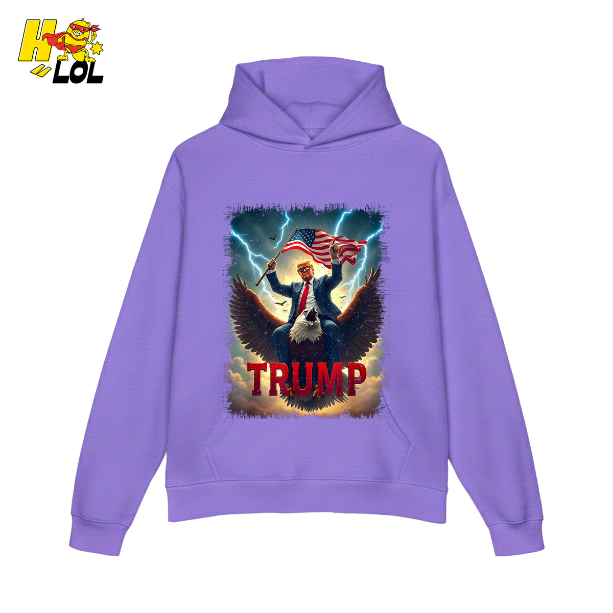 Donald Trump King & Eagle Shirt Patriotic MAGA Gift - HQLOL