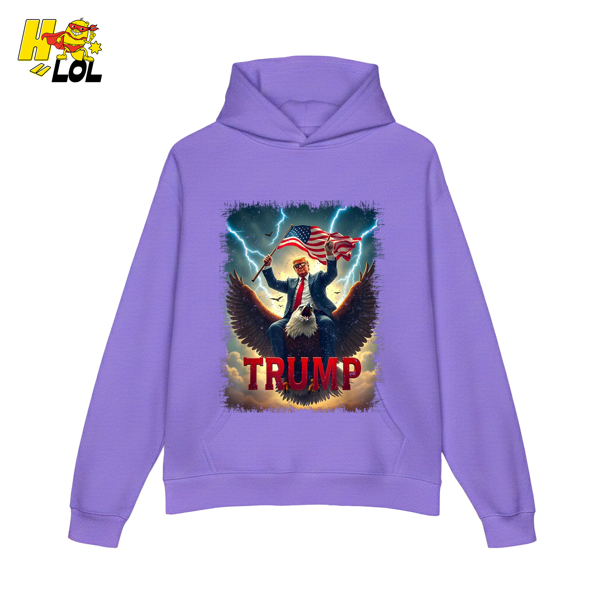 Donald Trump King & Eagle Shirt Patriotic MAGA Gift - HQLOL