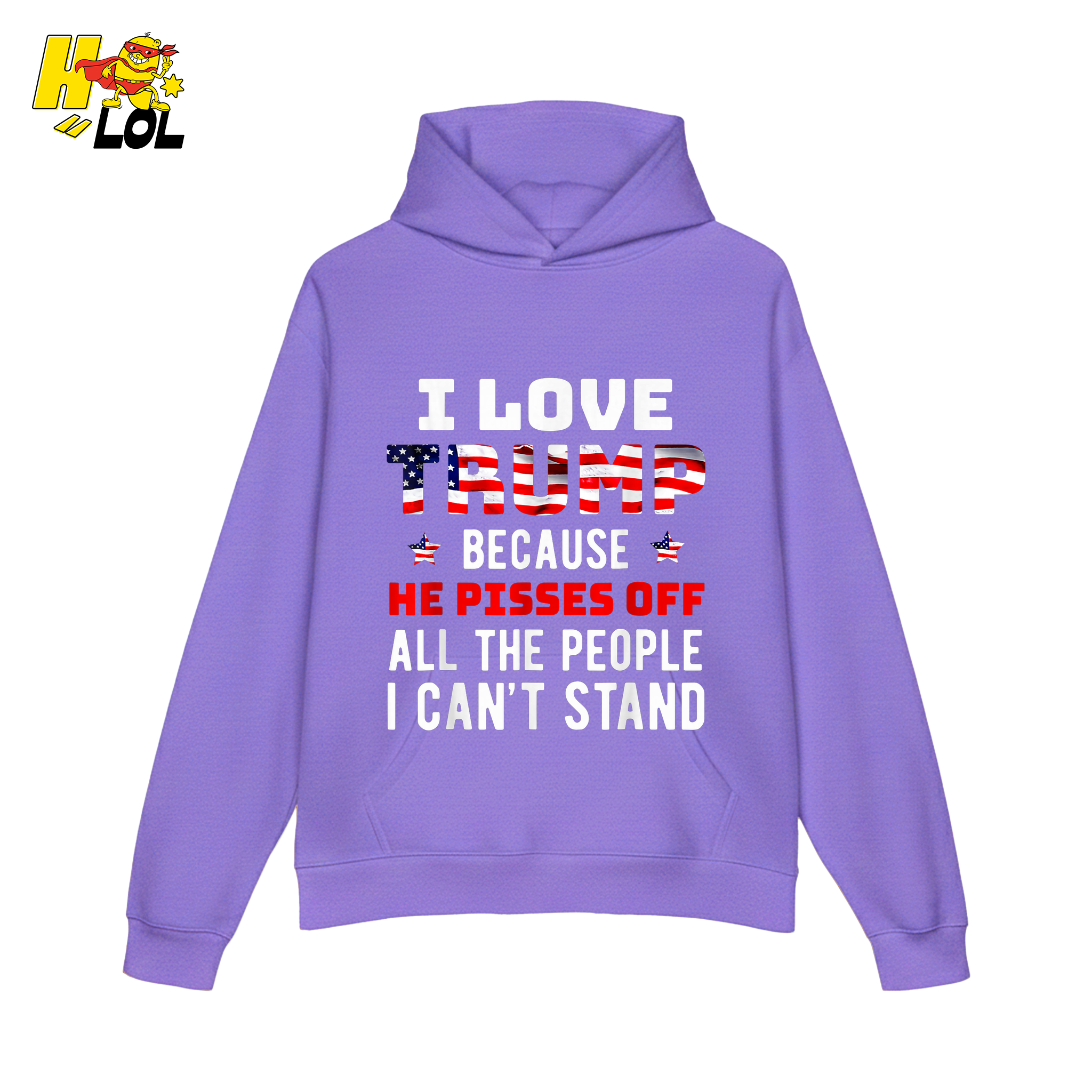 I Love Trump Shirt Funny Patriotic Quote Conservative Shirt - HQLOL