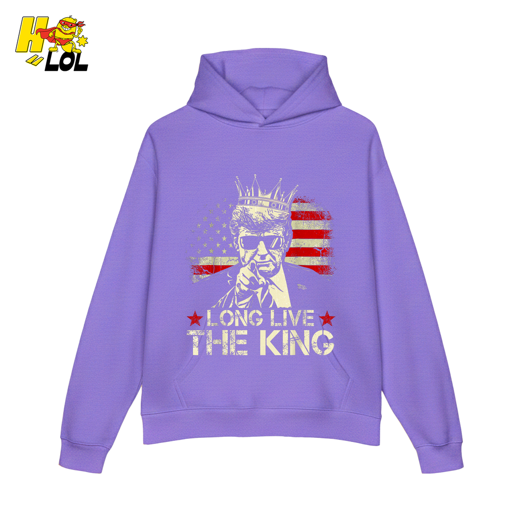 Donald Trump Long Live The King Shirt Patriotic Political Gift - HQLOL