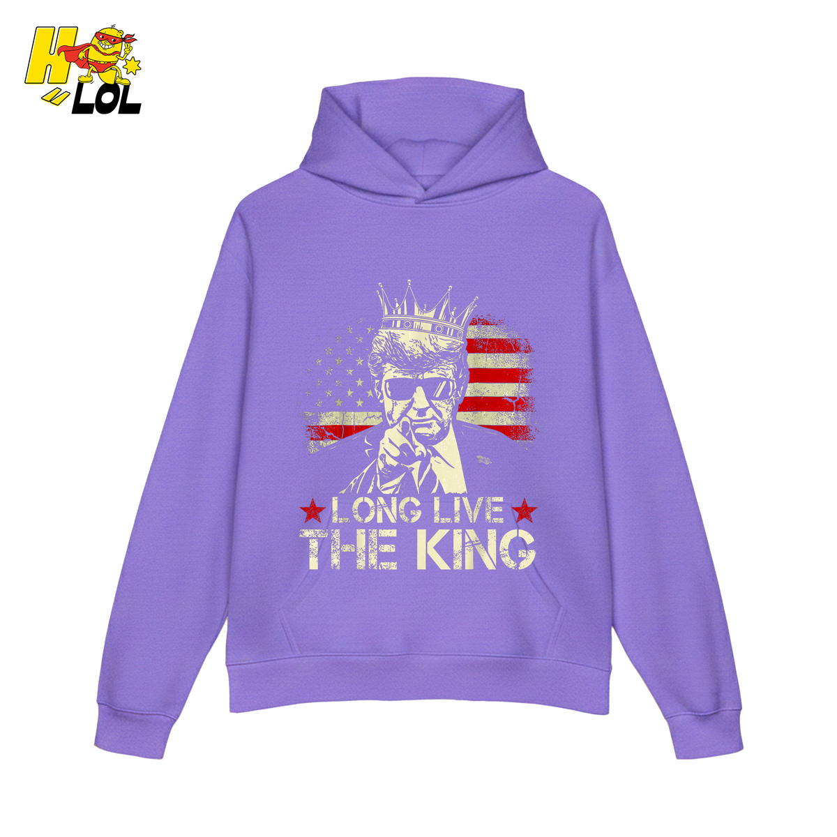 Donald Trump Long Live The King Shirt Patriotic Political Gift - HQLOL