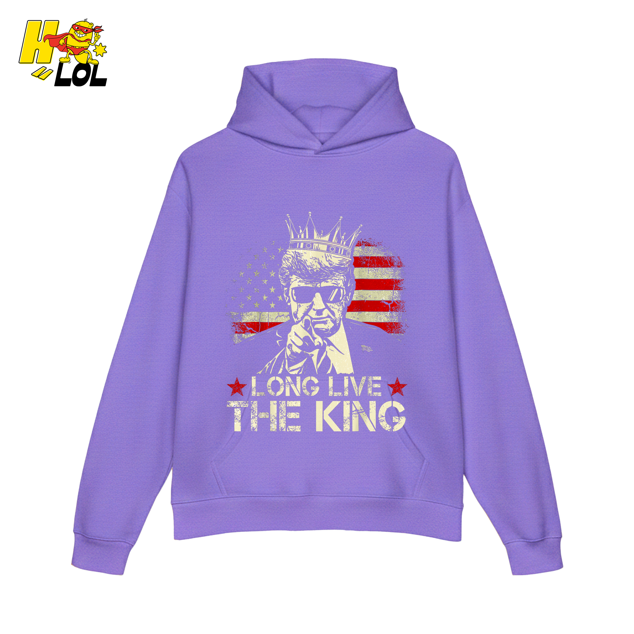 Donald Trump Long Live The King Shirt Patriotic Political Gift - HQLOL