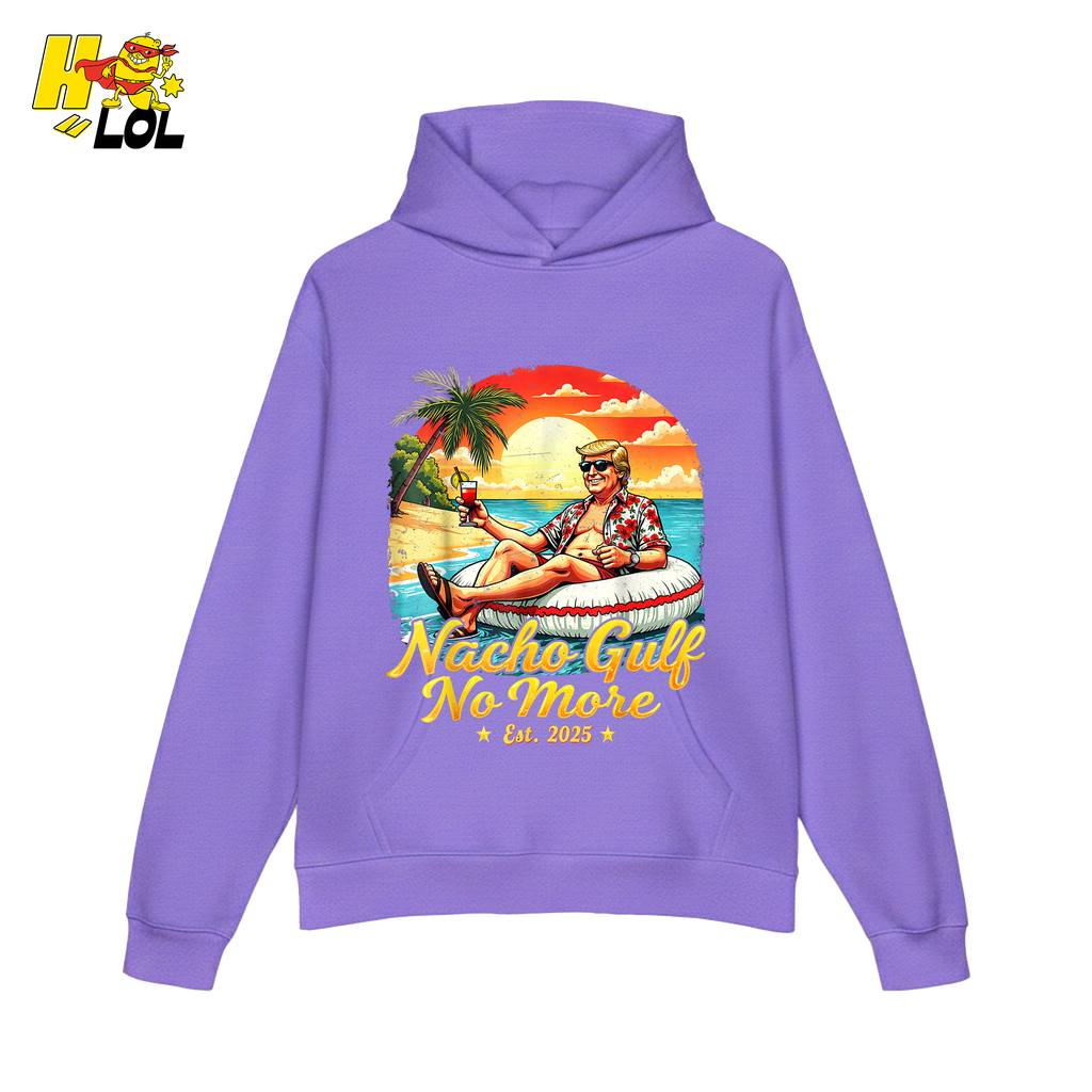 Nacho Gulf No More Shirt Funny Tropical Sunset Beach Graphic - HQLOL