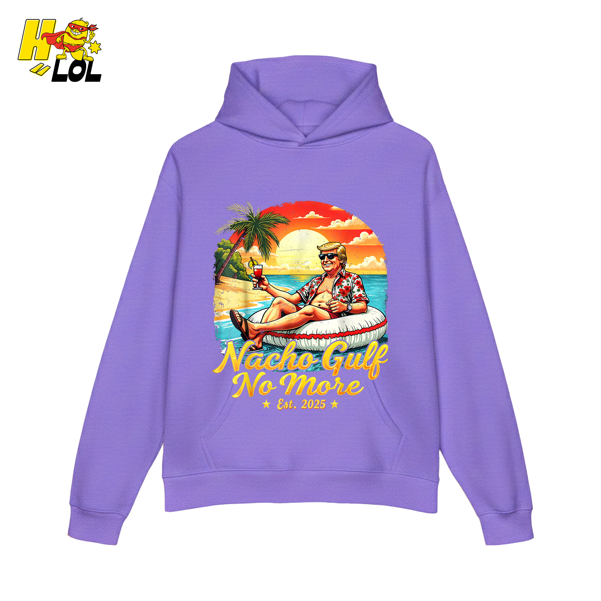 Nacho Gulf No More Shirt Funny Tropical Sunset Beach Graphic - HQLOL